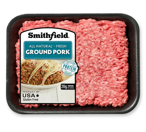 Smithfield All Natural Fresh Ground Pork, 1.5 lb product-image