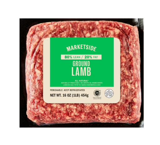 Marketside Ground Lamb, 80/20, 1 lb product-image