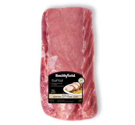 Smithfield Fresh Pork Center Cut Loin Boneless, 3 - 6 lb product-image