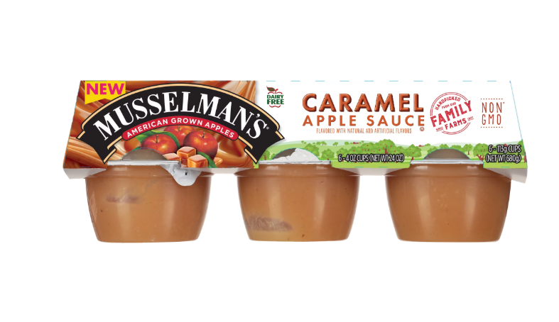 Musselman's Caramel Applesauce Cups, 4oz, 6 Ct product-image