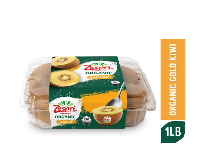Fresh Gold Kiwi Organic 1lb Clamshell product-image