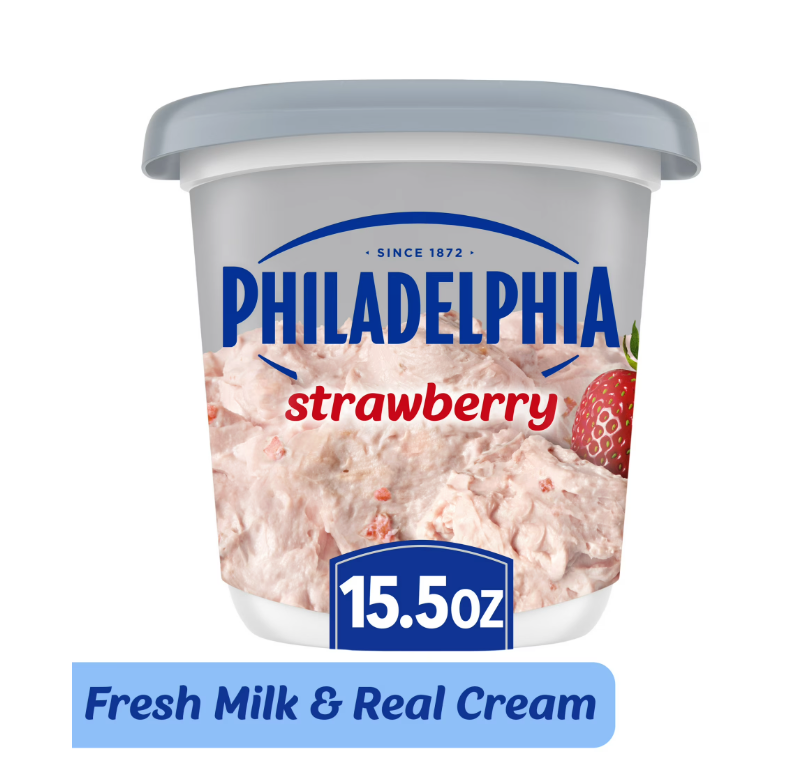 Philadelphia Strawberry Cream Cheese Spread, 15.5 oz Tub product-image