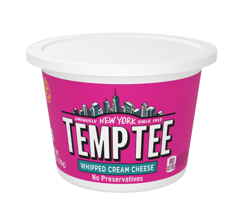 Temp Tee Whipped Cream Cheese, 8 oz Tub product-image