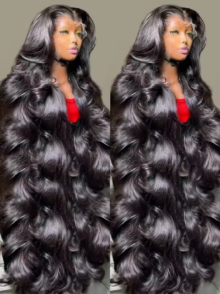 360 Full Body Wave 13x6 HD Lace Front Human Hair Wig 40 46 Inch Brazilian 13x4 Hd Lace Frontal Wigs For Women High 300% Density