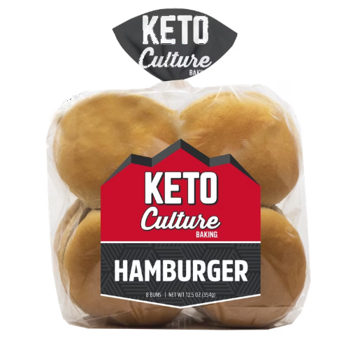 Keto Culture Hamburger Buns, 12 oz, 8 Count product-image