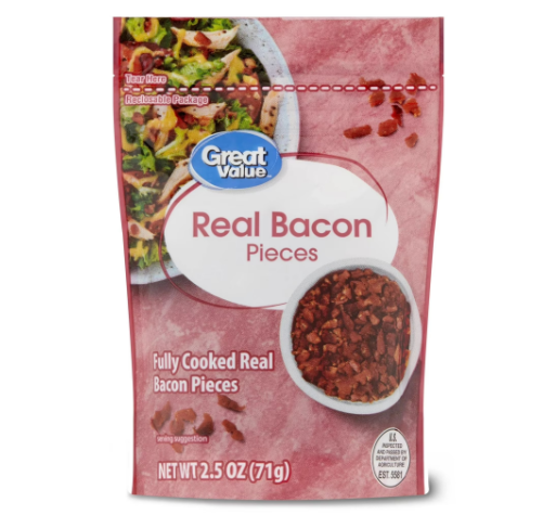 Great Value Real Bacon Pieces, 2.5 oz product-image