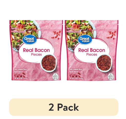 (2 pack) Great Value Real Bacon Pieces, 9 oz product-image