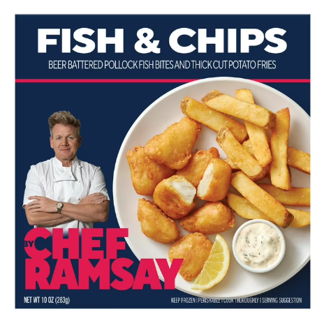 By Chef Ramsay Fish and Chips, 10 oz (Frozen) product-image