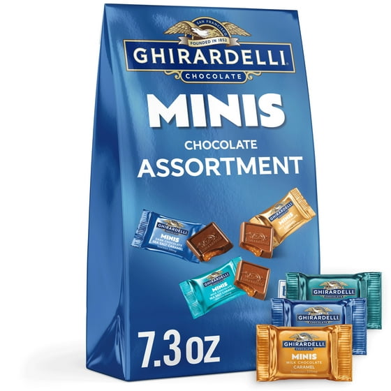 GHIRARDELLI Chocolate Candy Minis Assortment, 7.3 oz Bag product-image