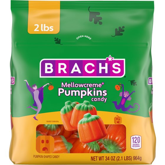 Brach's Mellowcreme Pumpkins Candy, Halloween Candy, Fall Treats, 30 Ounce Bag product-image