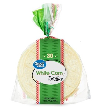 Great Value Medium White Corn Tortillas, 30 Count product-image