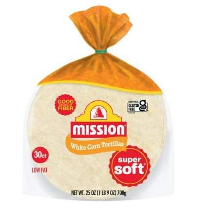Mission Super Soft White Corn Tortillas, 30 Count product-image
