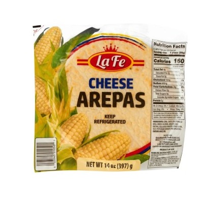 La Fe Arepa con Queso, 15 oz product-image