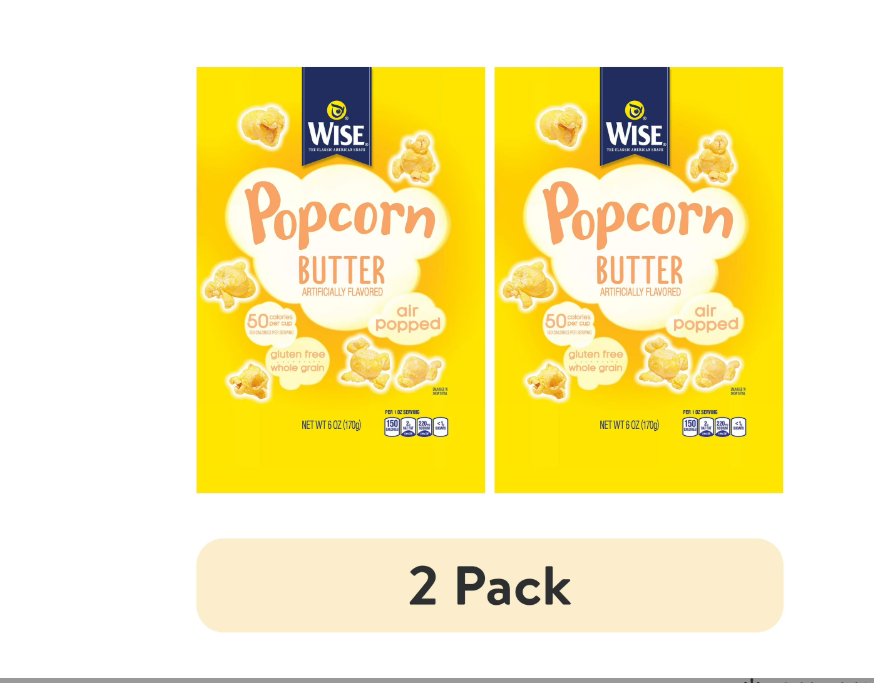 (2 pack) Wise Air Popped Butter Popcorn, 6 Oz. product-image