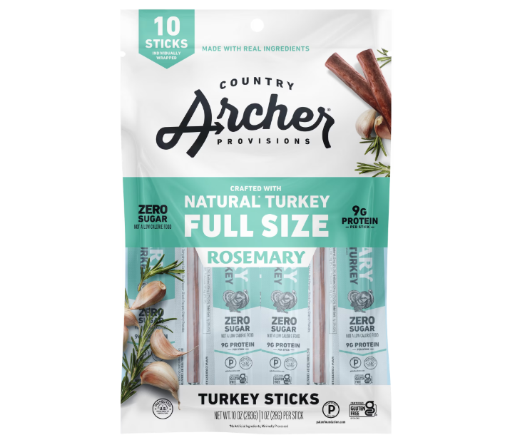 Archer Rosemary Turkey Full Size Sticks 1oz 10 Count Bag product-image
