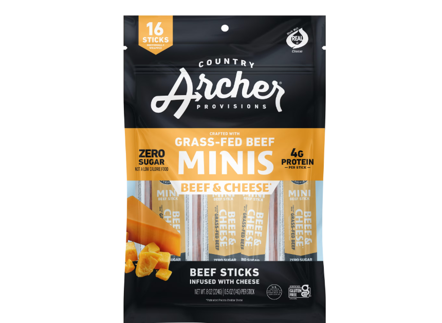 Archer Beef & Cheese Mini Sticks 0.5oz 16 Count Bag product-image