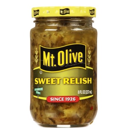 Mt Olive Sweet Relish Pickles, 8 fl oz Jar product-image