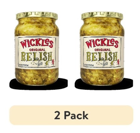 (2 pack) Wickles Original Relish, 16 fl oz Jar product-image