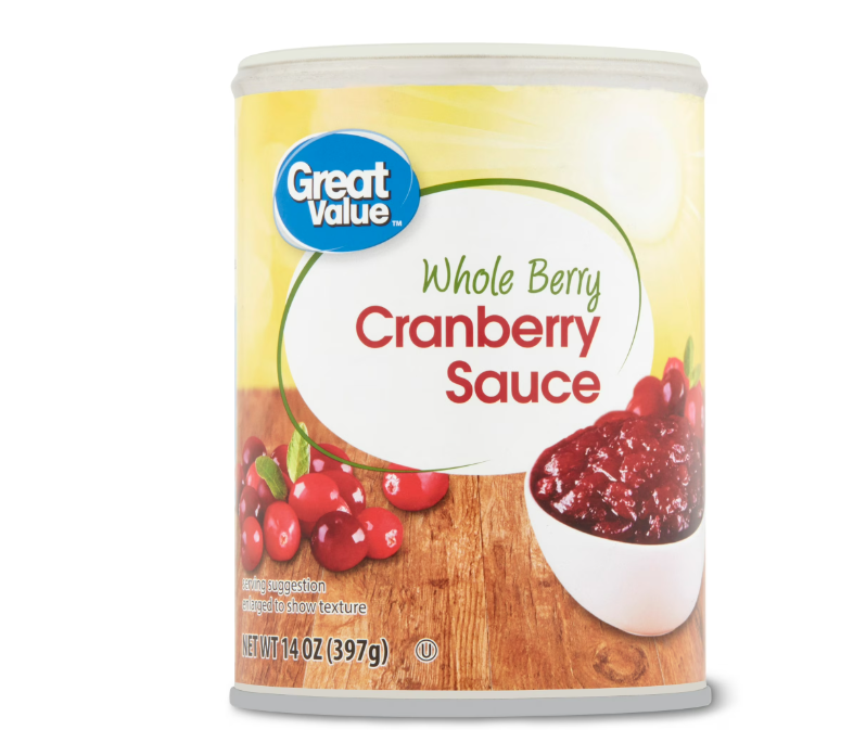 Great Value Whole Berry Cranberry Sauce, 14 oz product-image