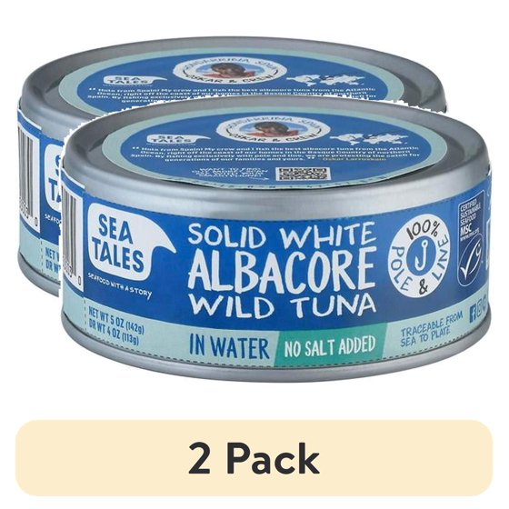 (2 pack) Sea Tales Albacore tuna MSC 5 oz in water product-image