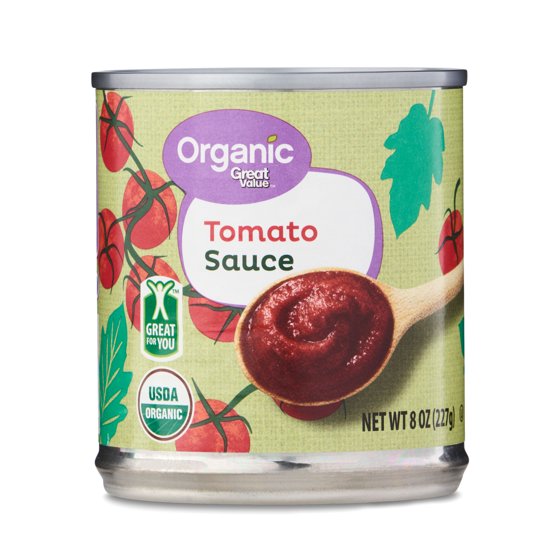 Great Value Organic Tomato Sauce, 8 oz product-image