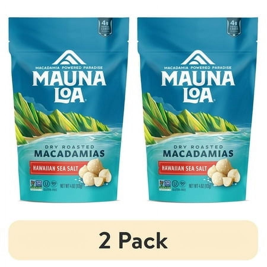 (2 pack) Mauna Loa Sea Salt Macadamia Nuts - 4oz Bag product-image