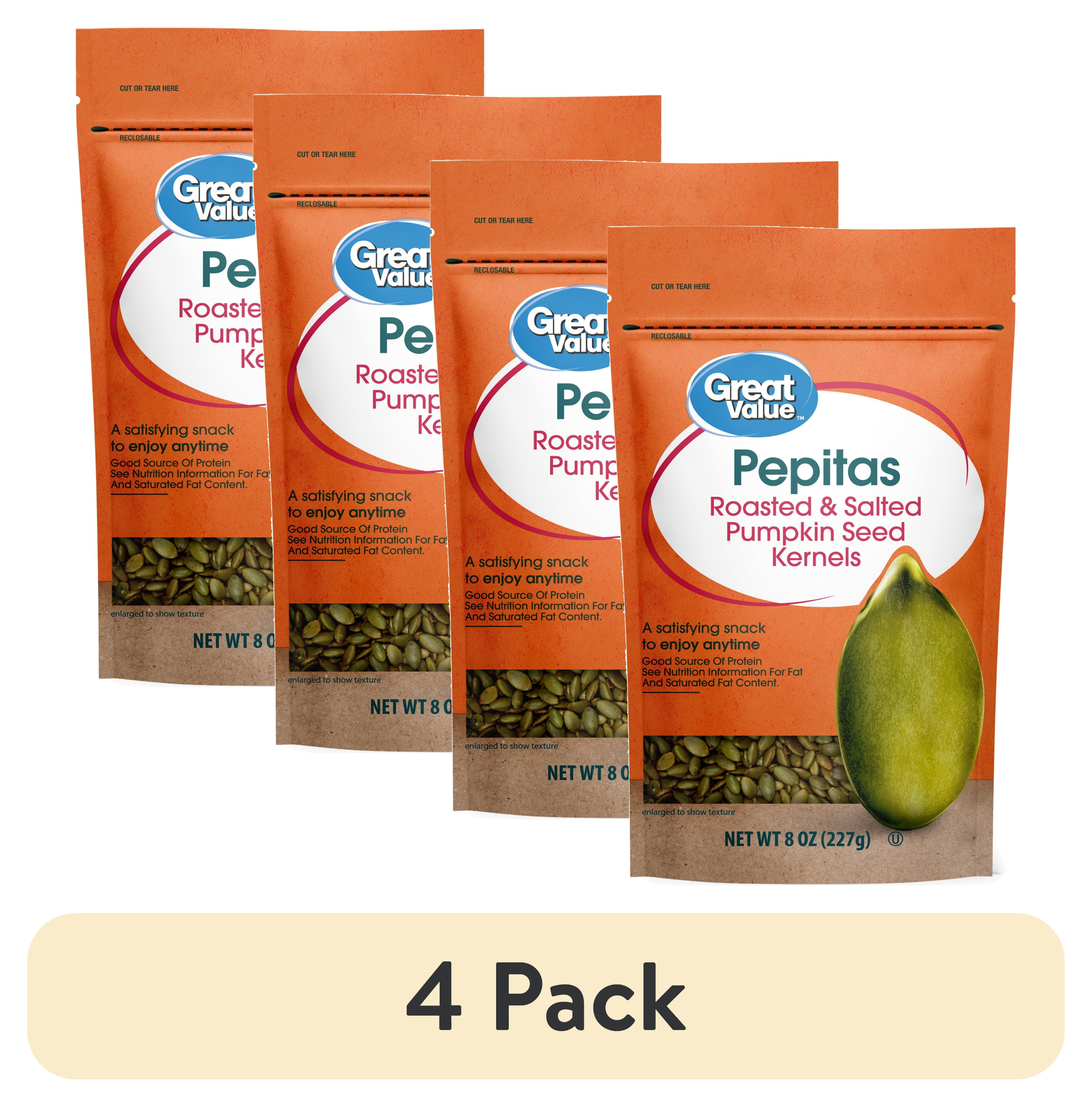 (4 pack) Great Value Pepitas, 8 oz product-image