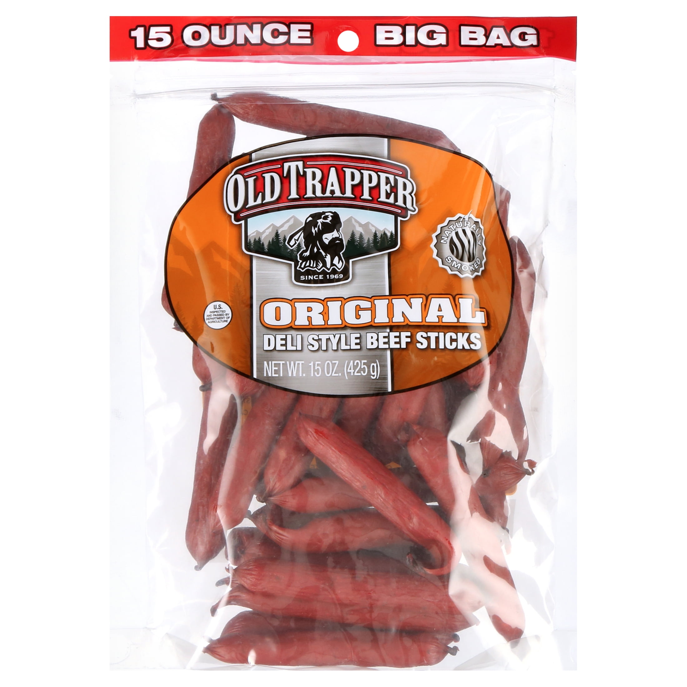 Old Trapper Original Beef Stick 15oz Resealable Bag product-image