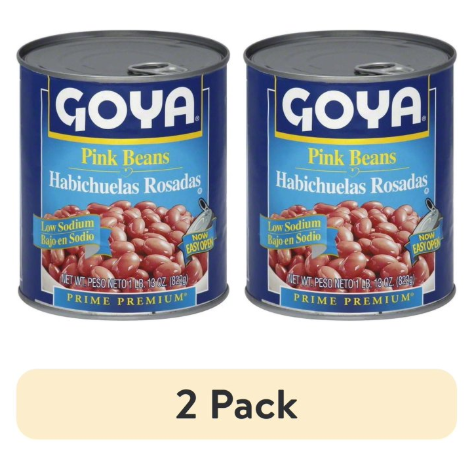 (2 pack) GOYA Pink Beans Low Sodium 29 Oz product-image