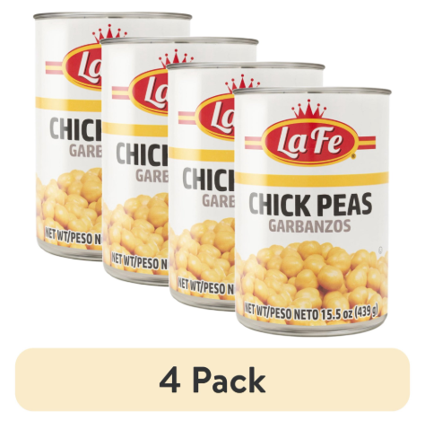 (4 pack) La Fe Chick Peas, 24x15.5 oz Cans product-image