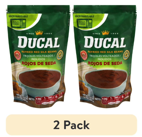 (2 pack) Ducal Refried Red Beans, 14.1 oz product-image