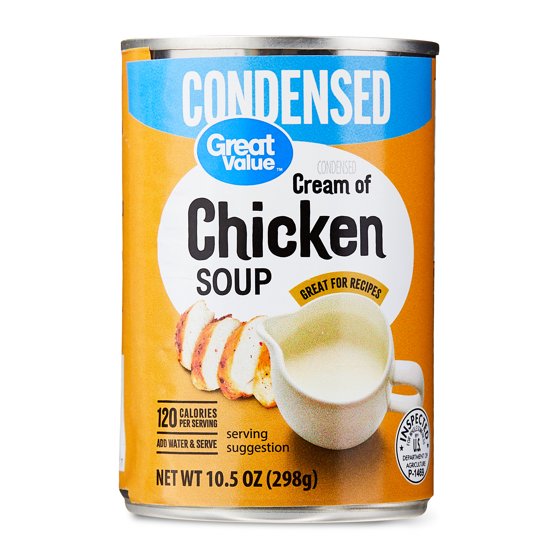 Great Value Cream Of Chicken Condensed Soup, 10.5 oz product-image