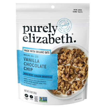 Purely Elizabeth Ancient Grain Granola, Vanilla Chocolate Chip, 10 oz Bag product-image