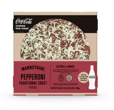 Marketside Pepperoni Pizza, Traditional Crust, Extra Large, Marinara Sauce, 16 inch (Fresh) product-image