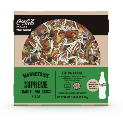 Marketside Supreme Traditional Crust Pizza, Marinara Sauce, Extra Large, 16 in, 48.6 oz (Fresh) product-image
