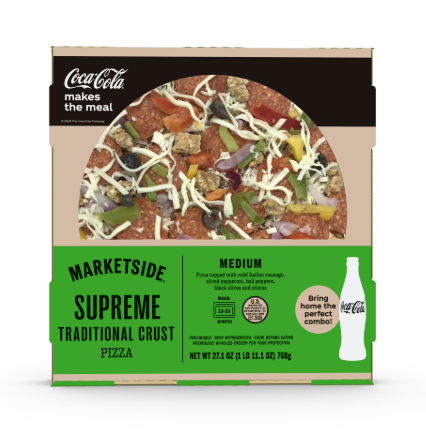 Marketside Supreme Pizza, Traditional Crust, Marinara Sauce, Medium, 12 inch (Fresh) product-image