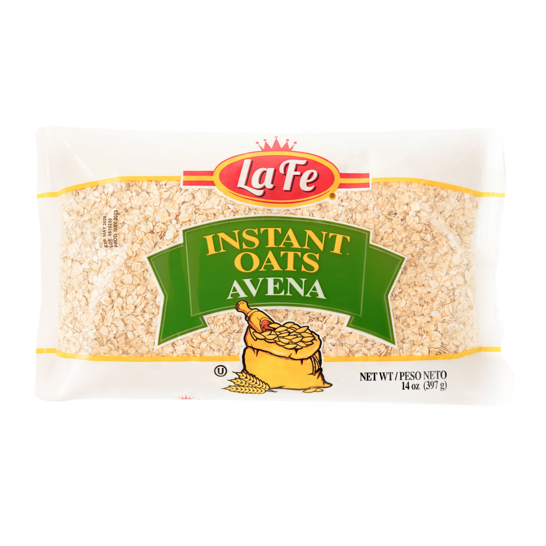 La Fe Quick Oats, 14 oz Bag - Easy Cooking Oatmeal product-image