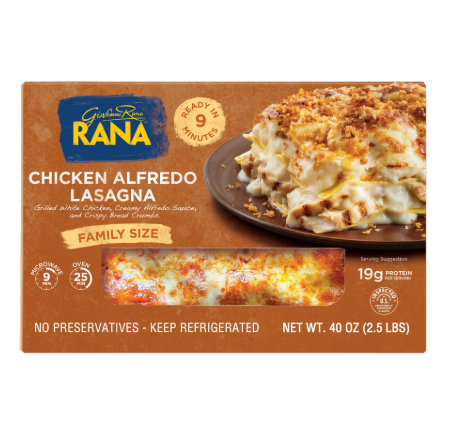 Rana Chicken Alfredo Lasagna, Family Size, 40oz, Refrigerated, Refer to Packaging for Allergens product-image