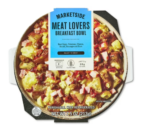 Marketside Meat Lovers Breakfast Bowl, 7.5OZ (Refrigerated) product-image