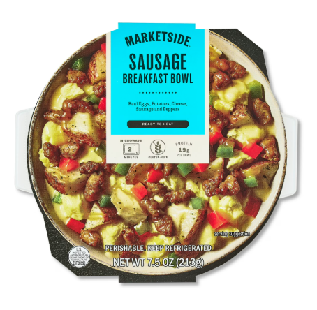 Marketside Ready to Heat Sausage Breakfast Bowl, 7.5 oz (Refrigerated) product-image