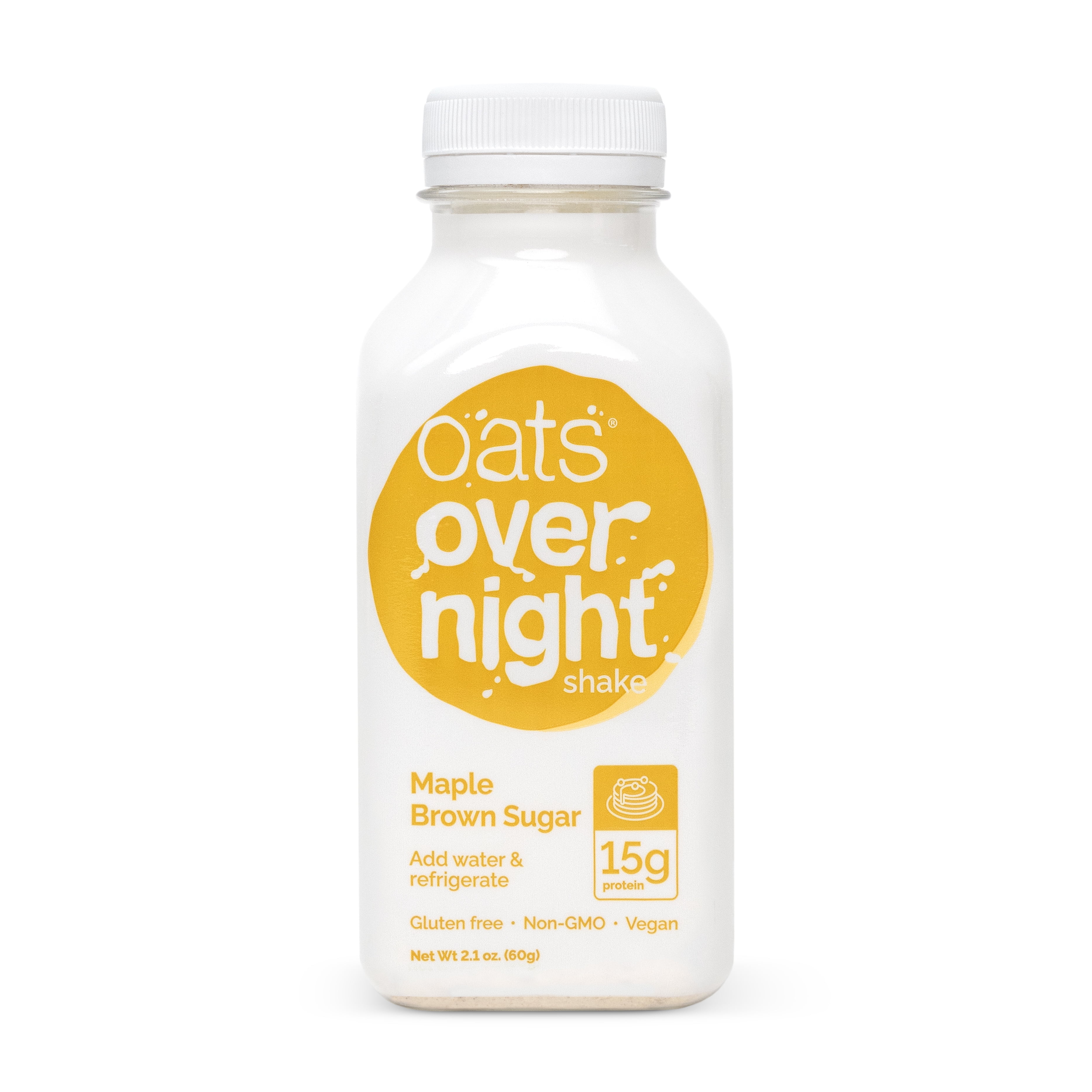 (4 pack) Oats Overnight Maple Brown Sugar Protein Overnight Oatmeal Shake, 2.1 oz, 1 Count product-image