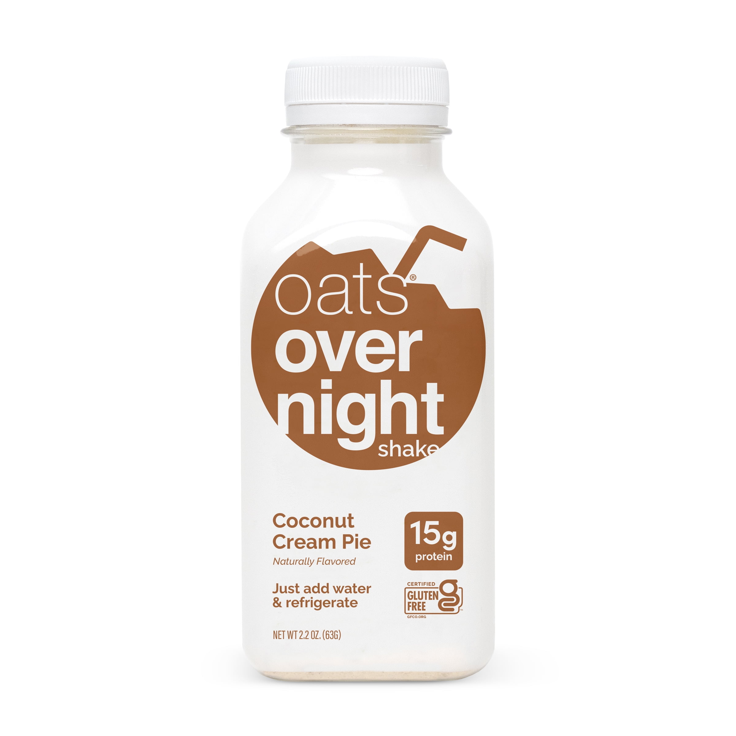 Oats Overnight- Coconut Cream Pie Protein Overnight Oatmeal Shake, 2.2 oz, 1 Count product-image