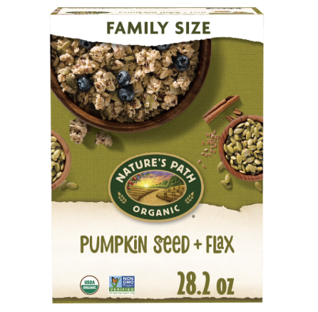 Nature's Path Organic Granola, Pumpkin Seed + Flax, 28.2oz Box product-image