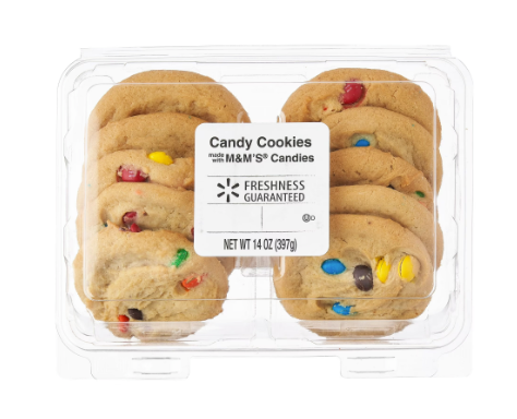 Freshness Guaranteed Bakery Cookies Made with M&M's Candies, 14 oz, 10 Count product-image
