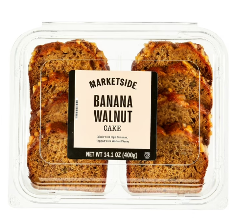 Marketside Banana Nut Sliced Cake, 14.1 oz, 8 Count product-image