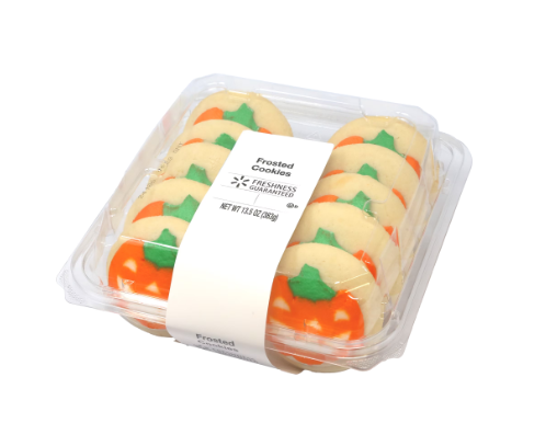 Freshness Guaranteed Pumpkin Frosted Cookies, 13.5 oz, 10 Count product-image