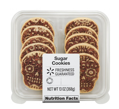 Freshness Guaranteed Day of the Dead Sugar Cookie, Baked, Crunchy, 12 Count product-image