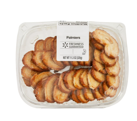 Freshness Guaranteed Mini Palmiers, 11.3 oz, 22 Count, Shelf-Stable, Baked, Crispy and Flaky Butter Cookie product-image