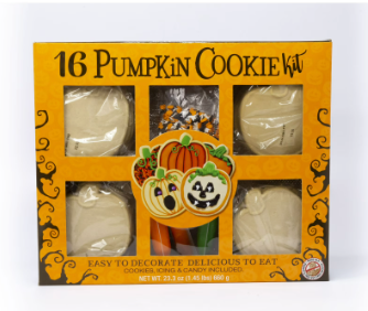 Freshness Guaranteed Halloween Pumpkin Cookie Kit, 23.3 oz, 16 Count product-image