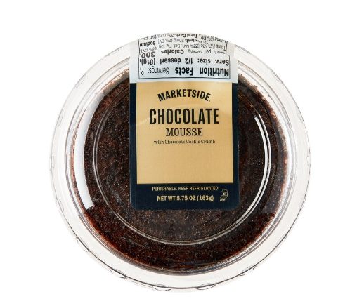 Marketside Chocolate Creamy Mousse Dessert Cup, Cookie Crumble Topping, Prepared, 5.75oz (Refrigerated Desserts) product-image